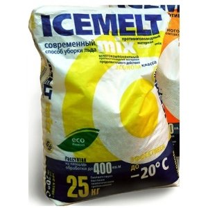 Противогололедный реагент ICEMELT MIX. Айсмелт Микс /меш. 25 кг/ -20°С