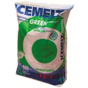 Противогололедный реагент ICEMELT GREEN. Айсмелт Грин /меш. 25 кг/ -15°С